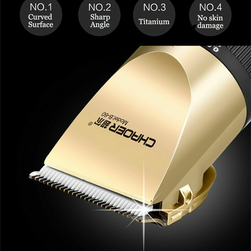 Rechargeable Electric Men Hair Clipper Shaver Trimmer Razor haircut Grooming Kit