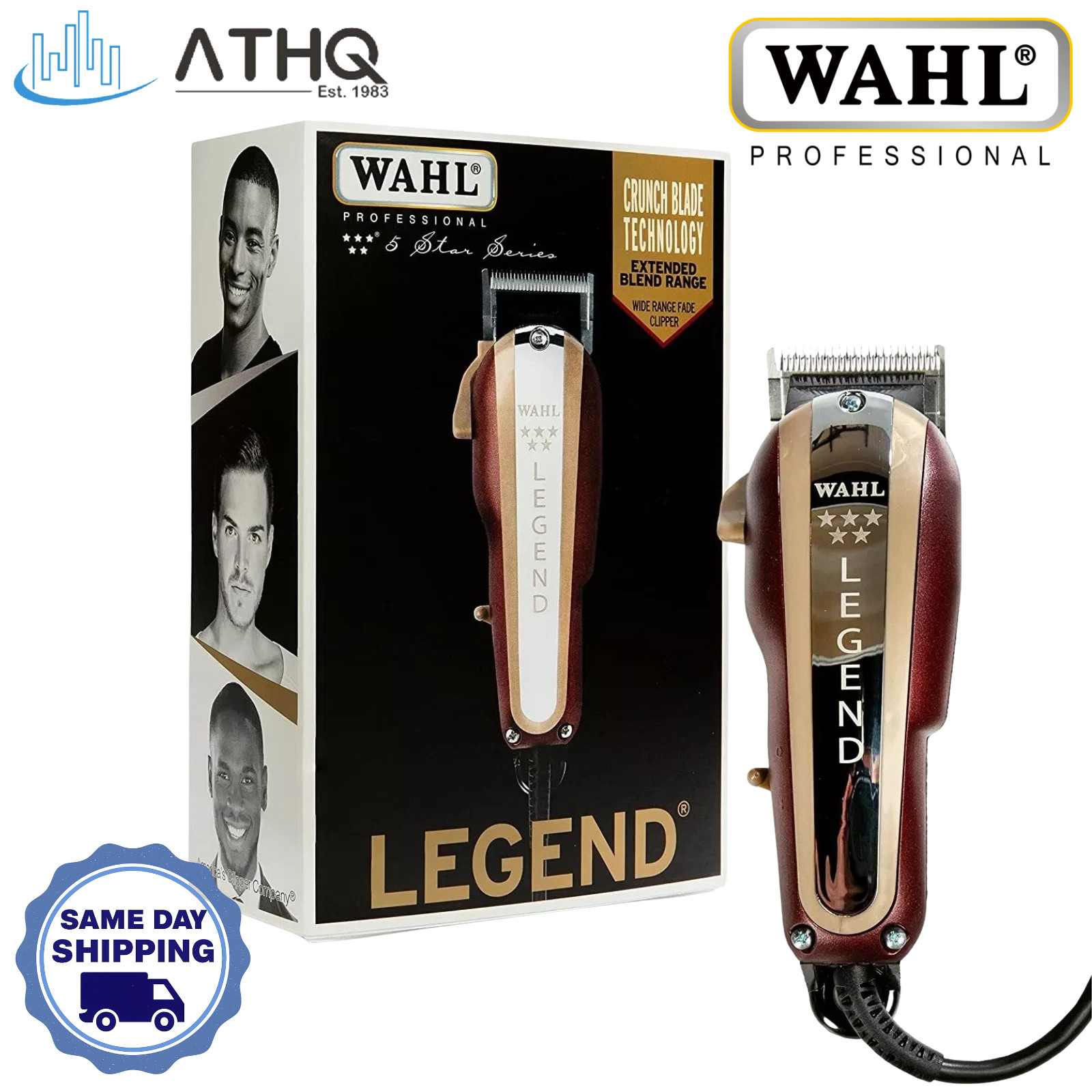 Wahl 8147 Professional 5-Star Legend Corded Hair Clipper for Barber Stylist NEW