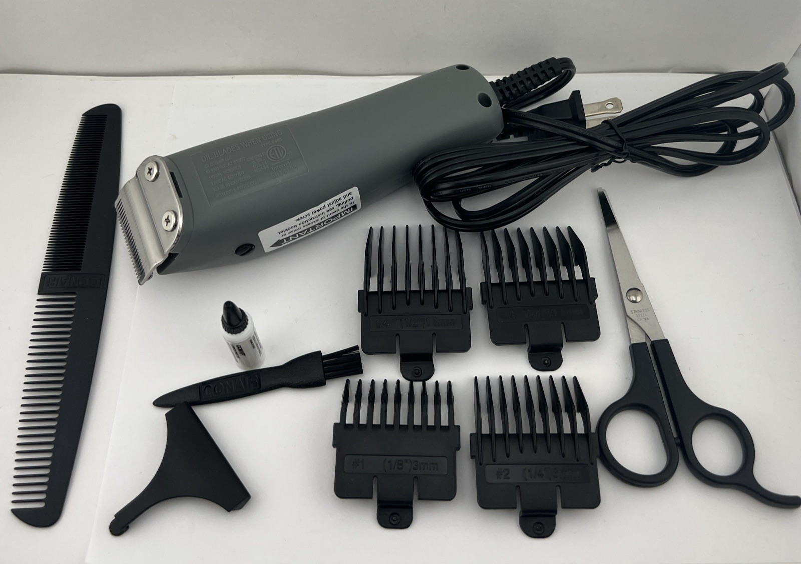 CONAIR Simple Cut 10 Piece Basic Home Haircut Kit HC90RGB – Free Shipping!