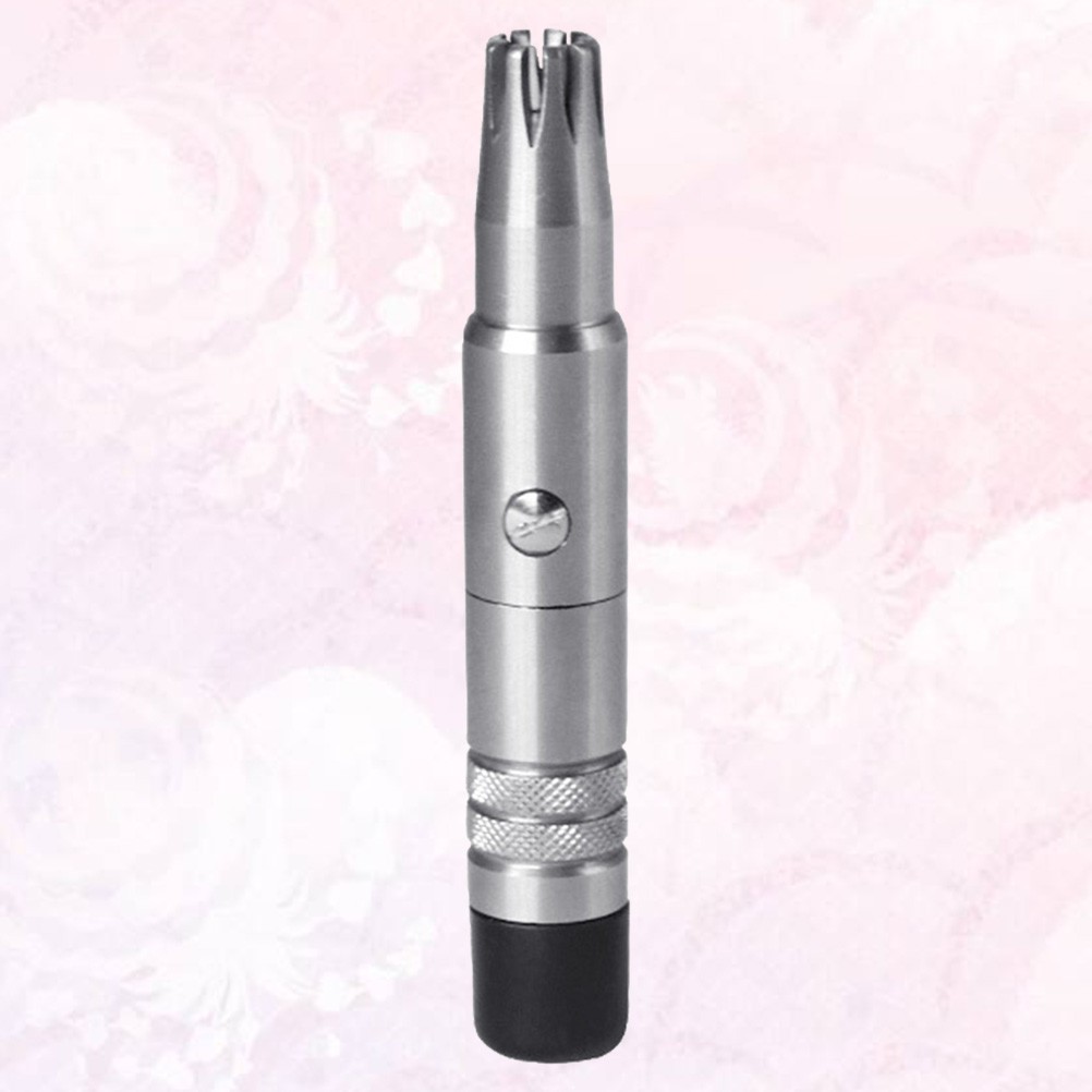 1PC Manual Stainless Steel nose trimmer men nose hair cutter Dual Shaver