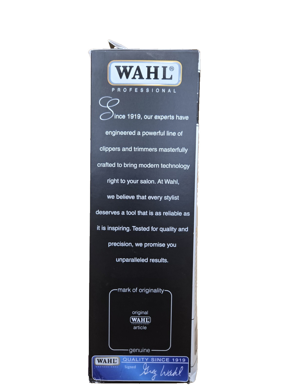 WAHL Professional Cordless Designer Clipper with 90+ Minute Run Time 8591 -BLACK