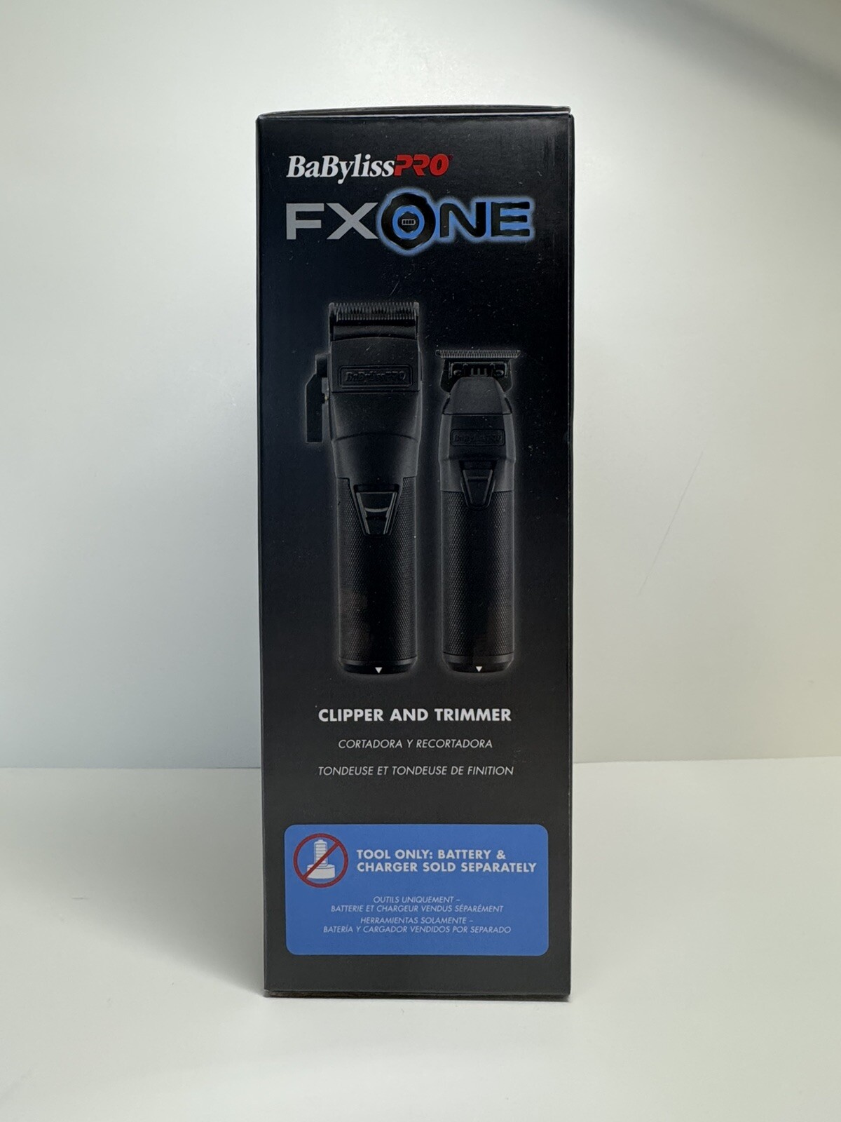 BaBylissPRO FXONE BlackFX Clipper & Trimmer Prepack FX1CTMBTO (Tools Only)