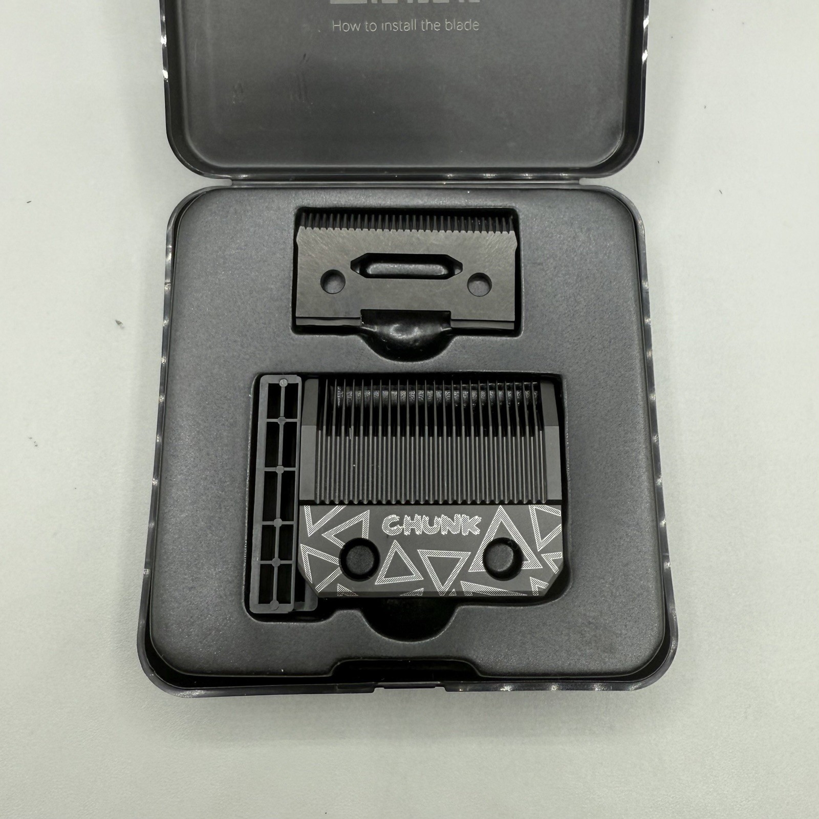 TPOB Black PLAY Chunk Blade Blackout Edition Replacement Clipper Blade Open Box