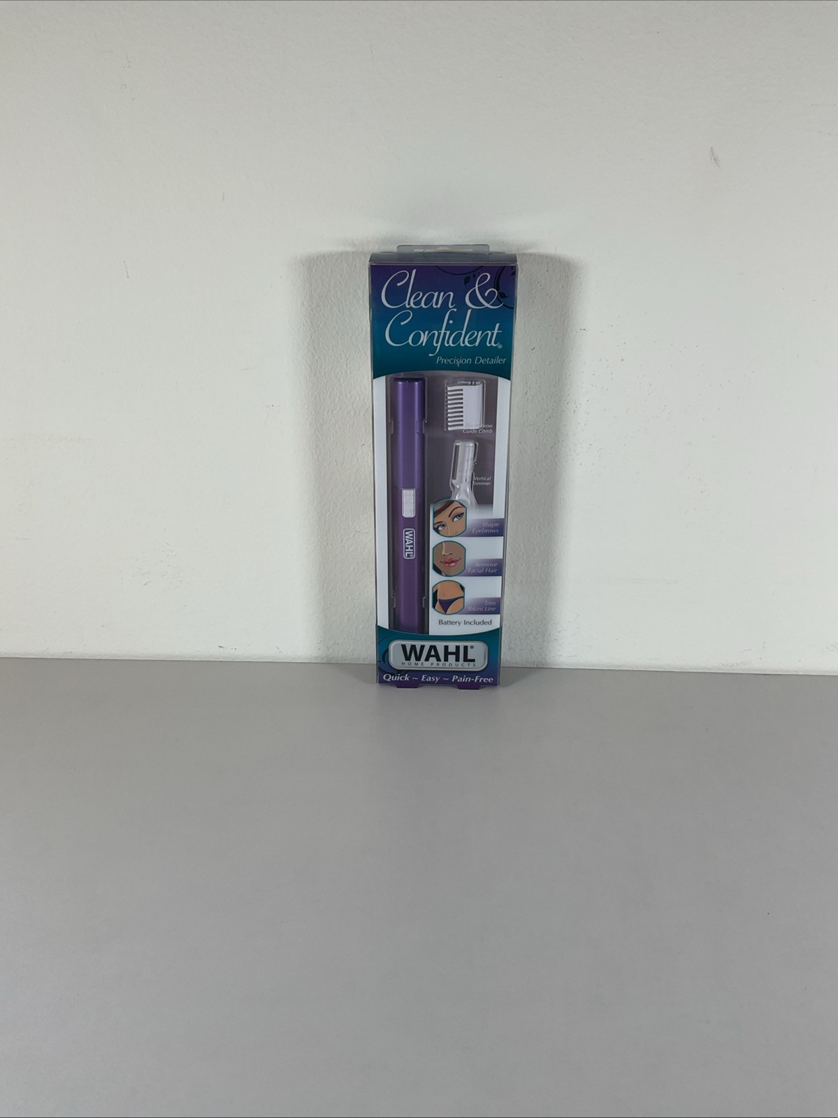 *Wahl Clean & Confident Detail Purple Trimmer 05640-100 B18-69