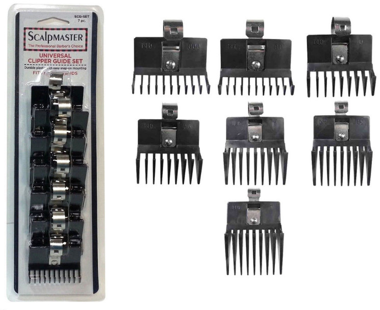 ScalpMaster Universal Clipper Guide Set