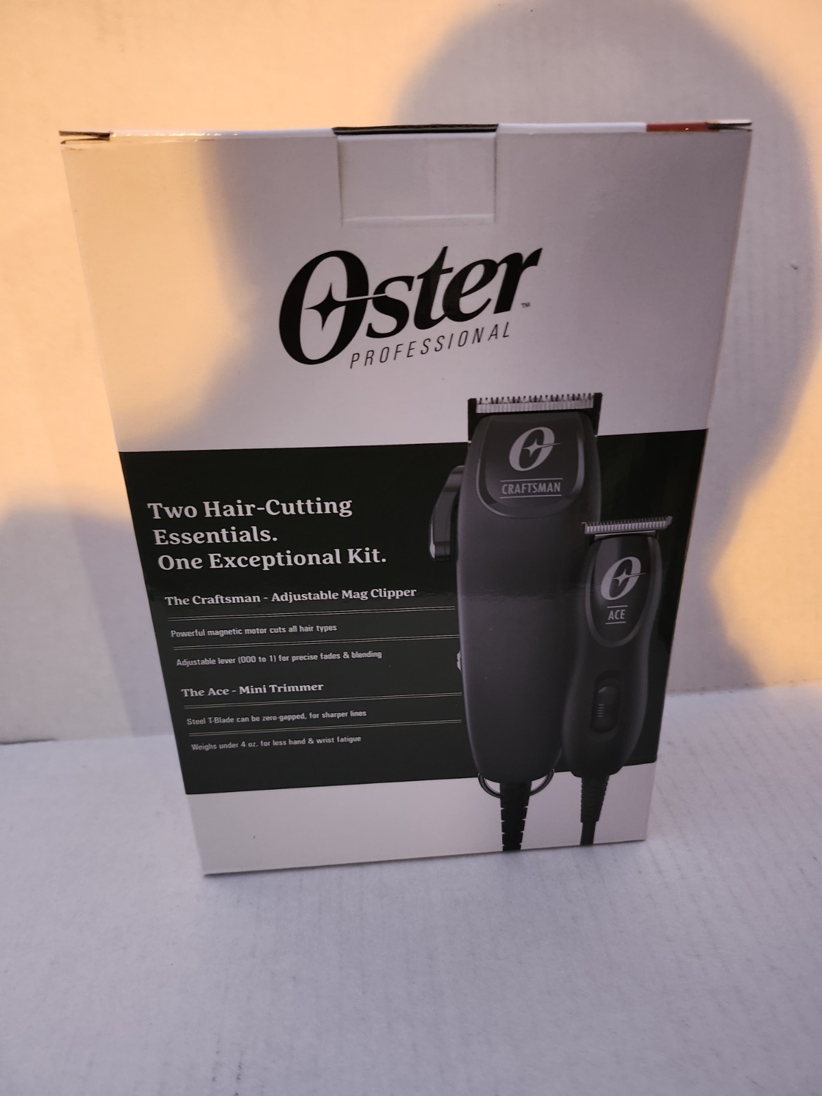 Oster Pro Combo Hair Cutting Kit Craftsman Mag Clipper, Ace Mini Trimmer