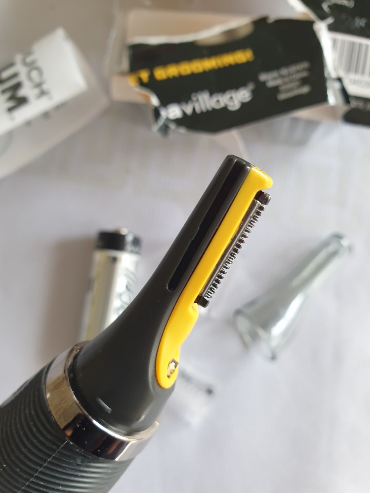 Microtouch Titanium Max Beard & Hair Clipper Men’s Black Cordless Non-Slip Grip
