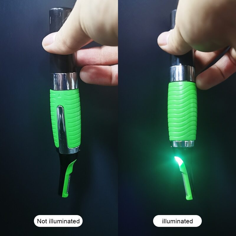 Hot Men Nose Ear Face Neck Eyebrow Hair Mustache Beard Trimmer Shaver Clipper PE