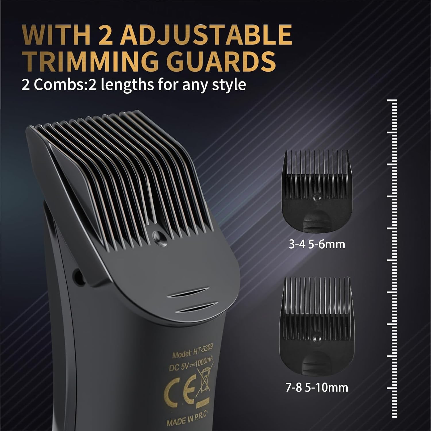 Manscape Body Hair Trimmer, Pubic Hair Trimmer for Men, Ceramic Blade Body
