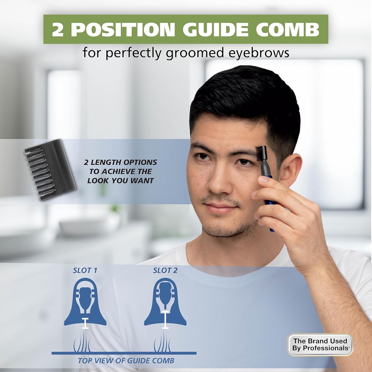 Wahl Micro Groomsman Battery Personal Trimmer for Hygienic Grooming with Rinseab