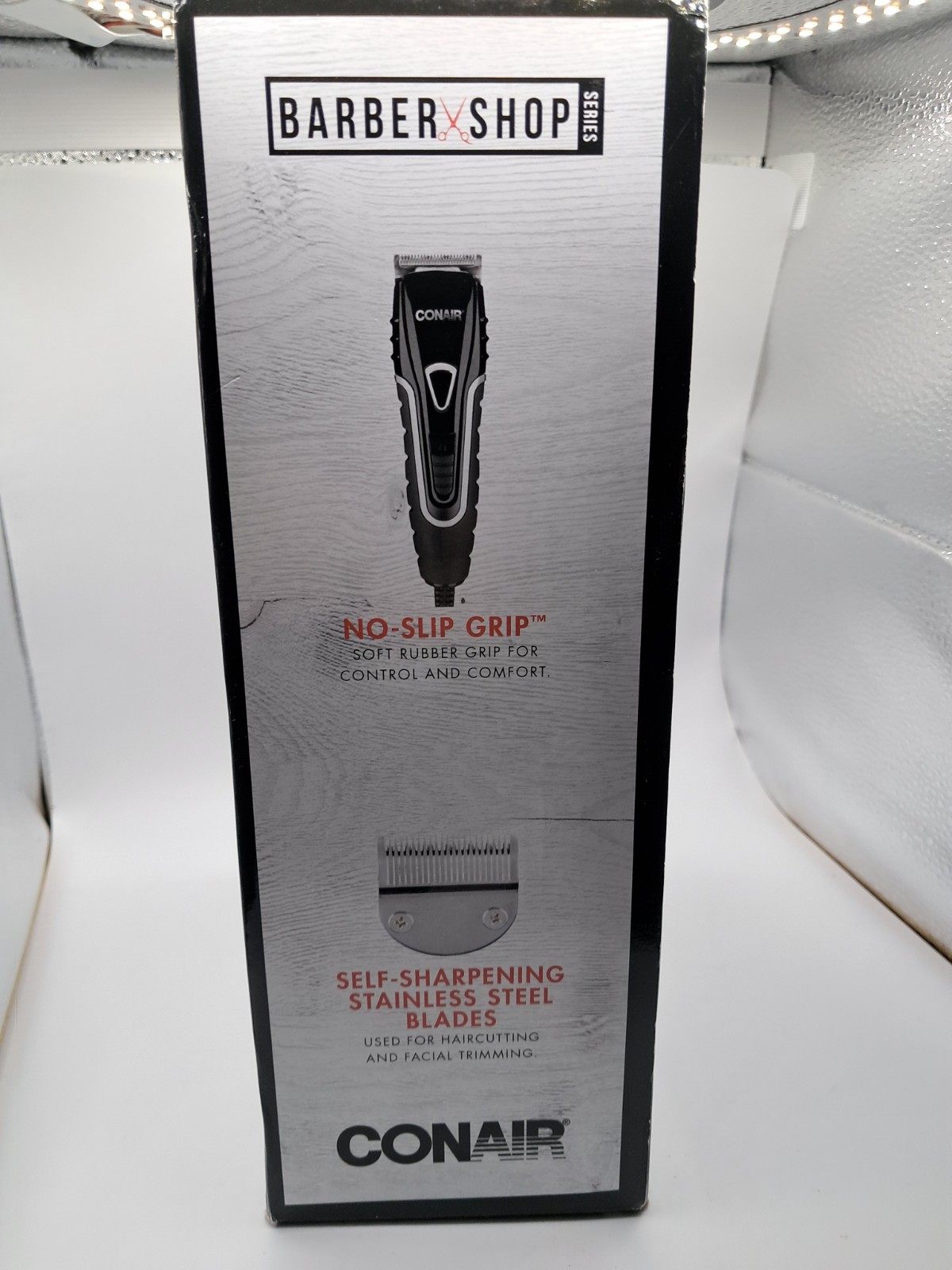 Conair Barbershop Series Haircutting Kit Non-Slip Grip Self-Sharpening Blades