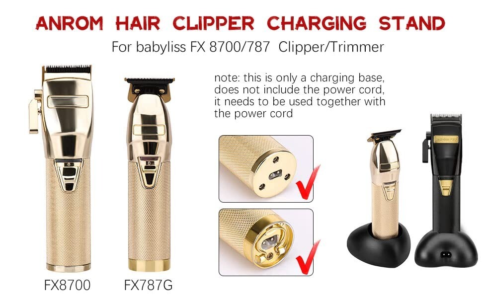 Anrom Vertical Hair Clippers Charging Stand, Portable Electric Trimmer Charging