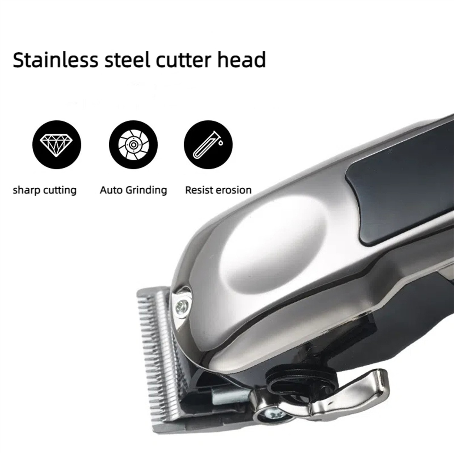 Professional Hair Clippers Trimmer Mens Barber Hair Cutting kit Machine Cordless