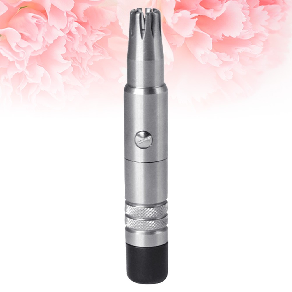 1PC Manual Stainless Steel nose trimmer men nose hair cutter Dual Shaver