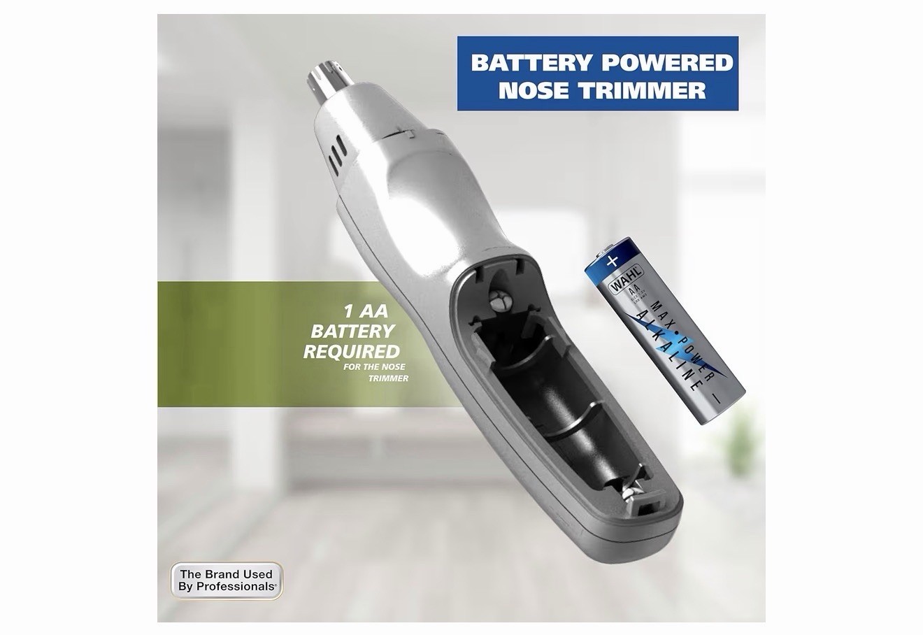 Wahl Wet/Dry Rechargeable Beard Trimmer & Nose Trimmer Grooming Kit Open Box