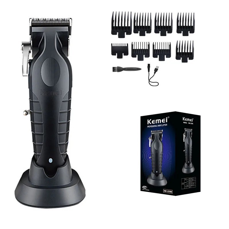 Cordless Hair Trimmer Kit Rechargeable Professional Barber Beard Clipper USB