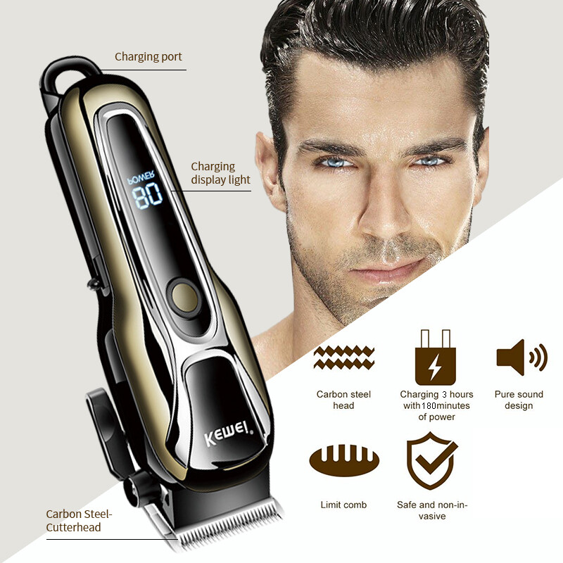 Men’s Electric Shaver Trimmer Razor Wireless Recharge Hair Beard Shaving Machine