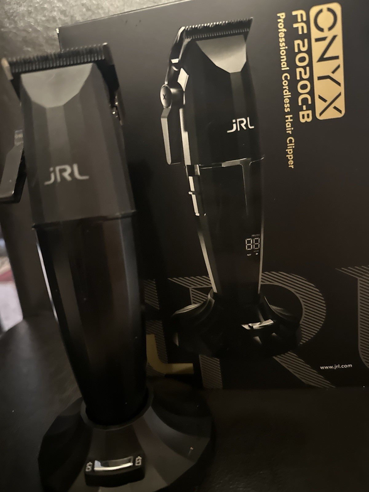 JRL Onyx Black Cordless Hair Clipper