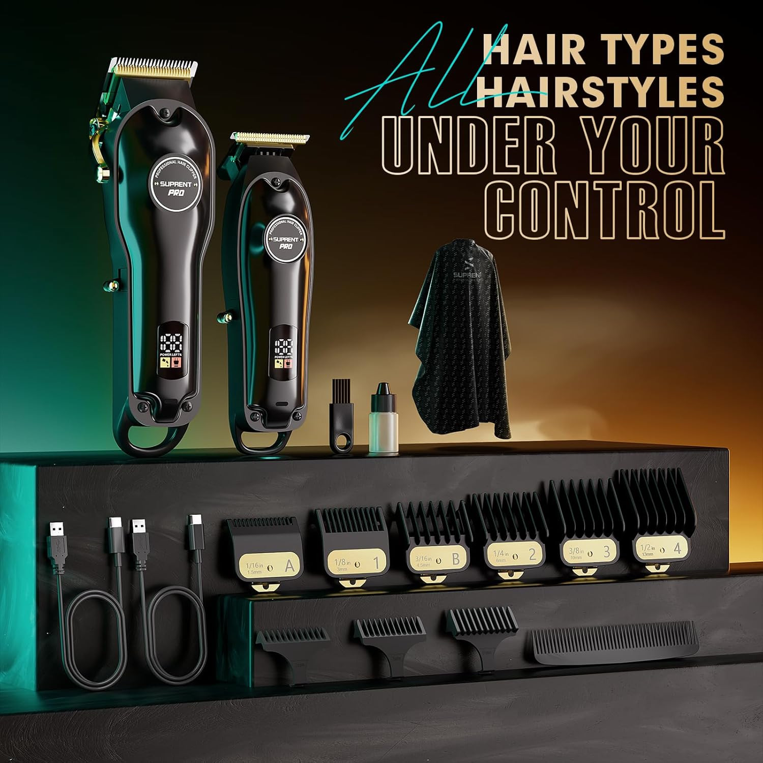 PRO Máquinas Profesionales Para Cortar Cabello Maquina Cortadora De Pelo Set MEN