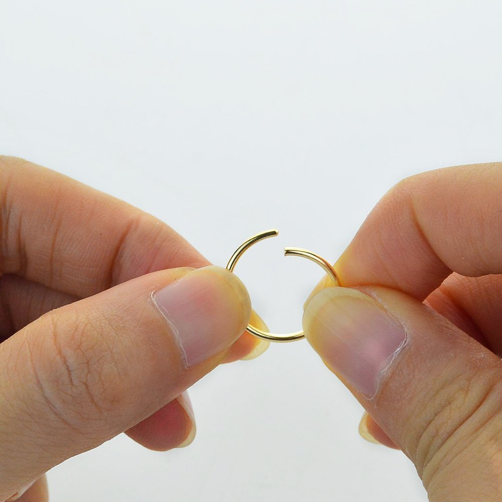 180 Pieces Hair Rings Braid 1 Count (Pack of 180), Silver, Gold, KC Gold