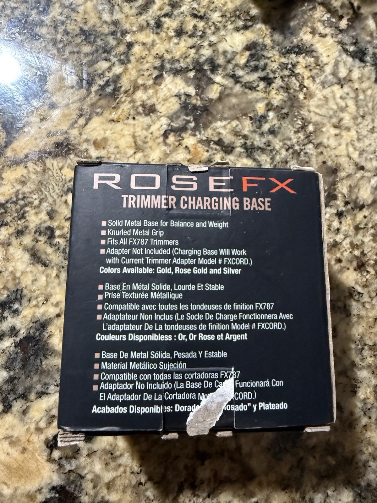 BaByliss PRO FX787 Trimmer Charging Dock Stand Base; GoldFX, RoseFX or SilverFX