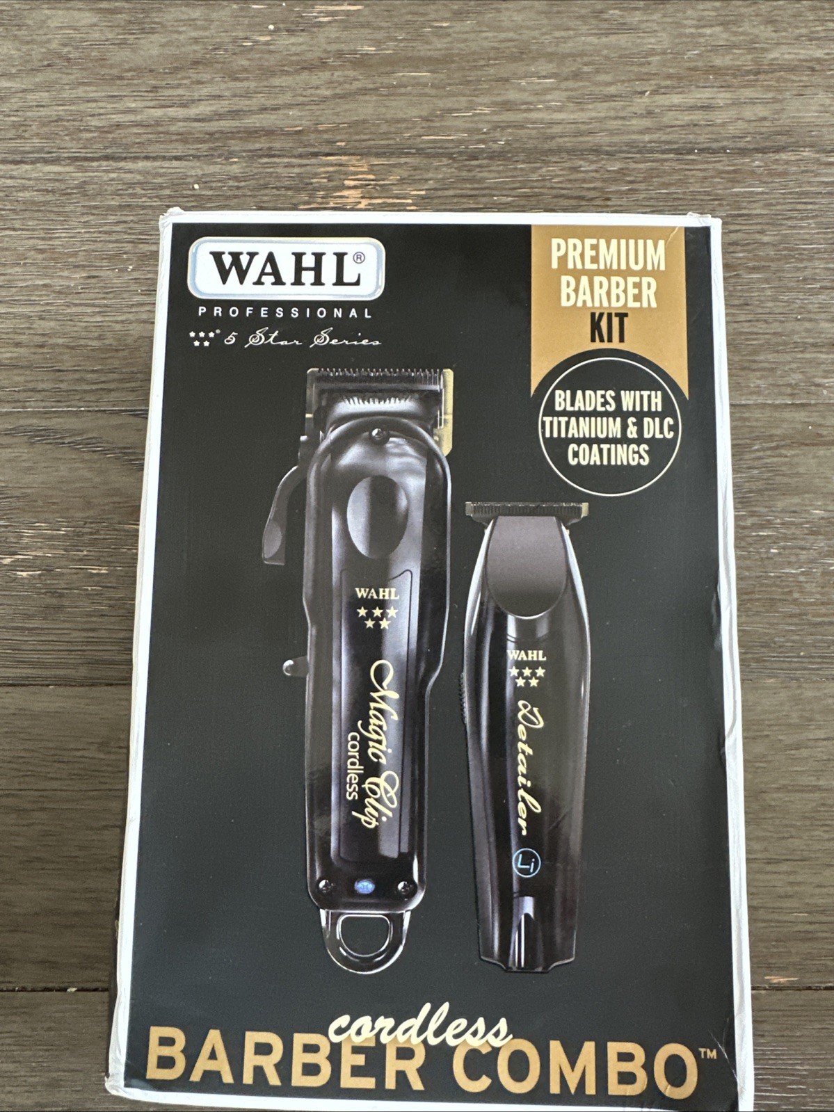 Wahl Cordless Barber Combo Clipper/Detailer Trimmer – Black (3025397)