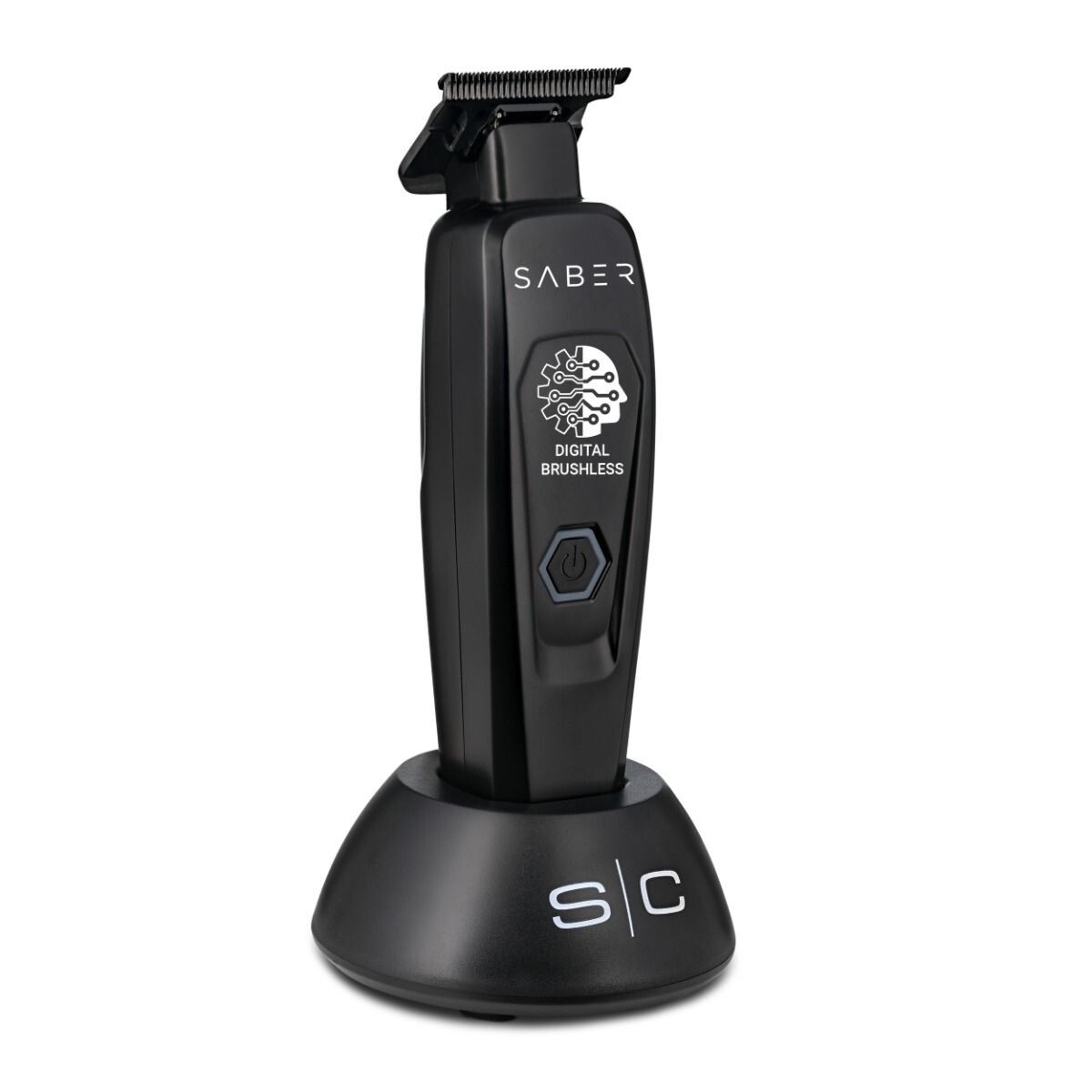 StyleCraft Saber Cordless Hair Trimmer W/Digital Brushless Motor Black | SC403B