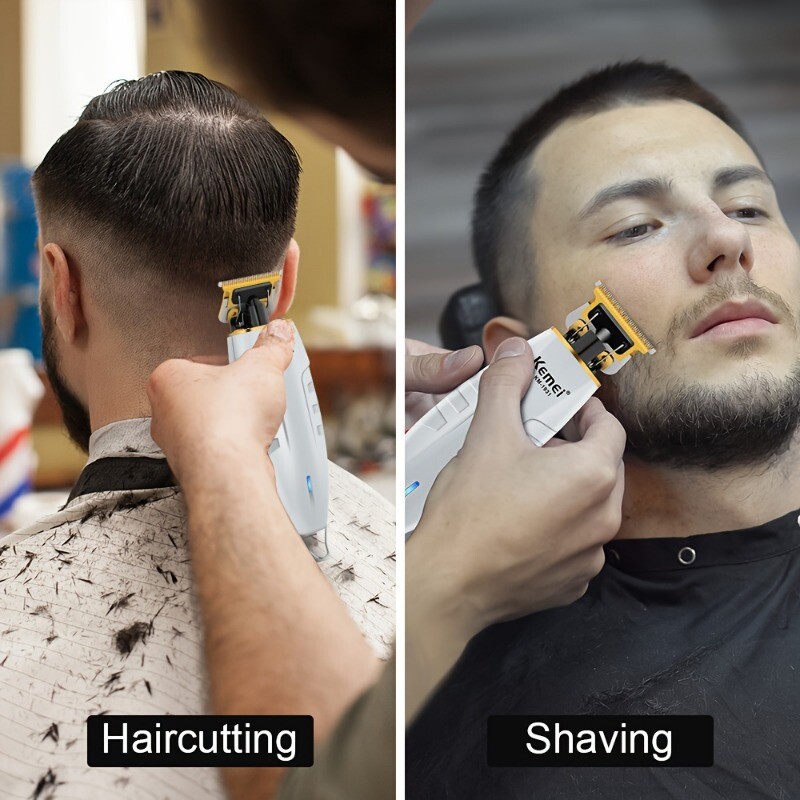 Kemei Professional Hair Clippers Cordless Trimmer Beard Cutting Machine Barber