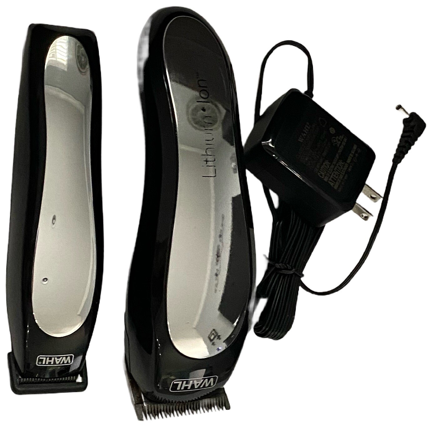 Wahl Silver Black Lithium Pro Cordless Complete Haircut & Touch Up Kit With Case