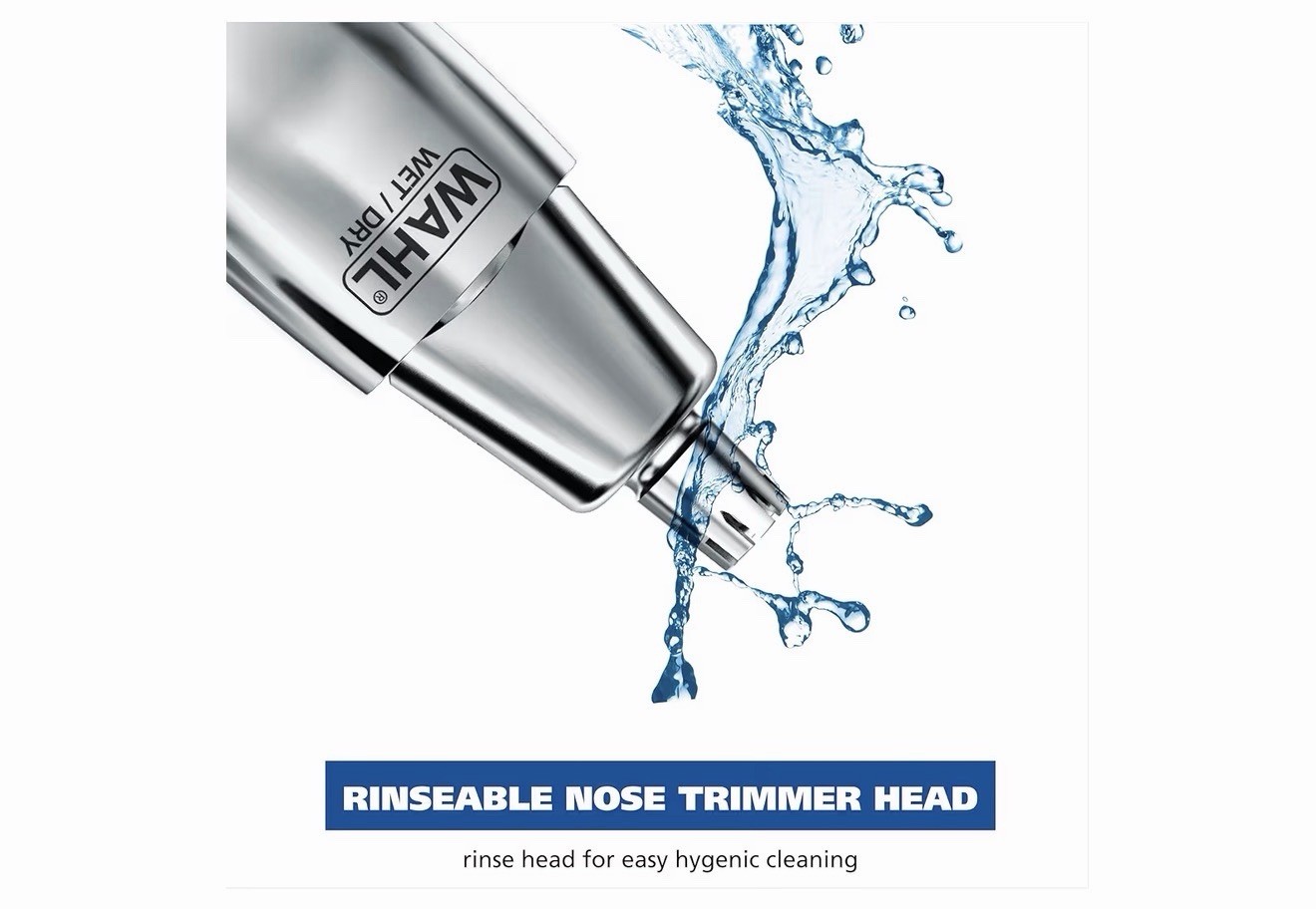 Wahl Wet/Dry Rechargeable Beard Trimmer & Nose Trimmer Grooming Kit Open Box