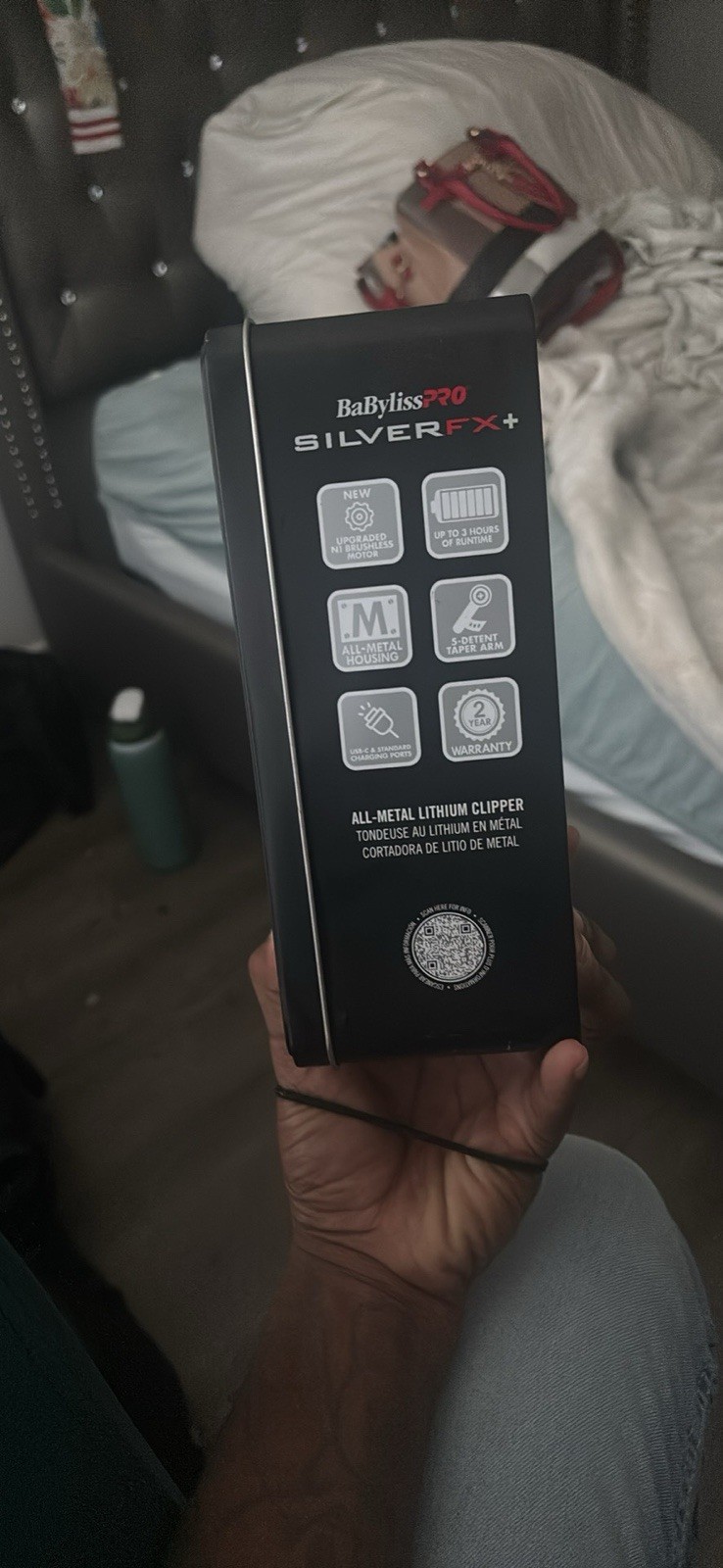 BaByliss Pro SilverFX Upgraded Metal Lithium Clipper FX870NS