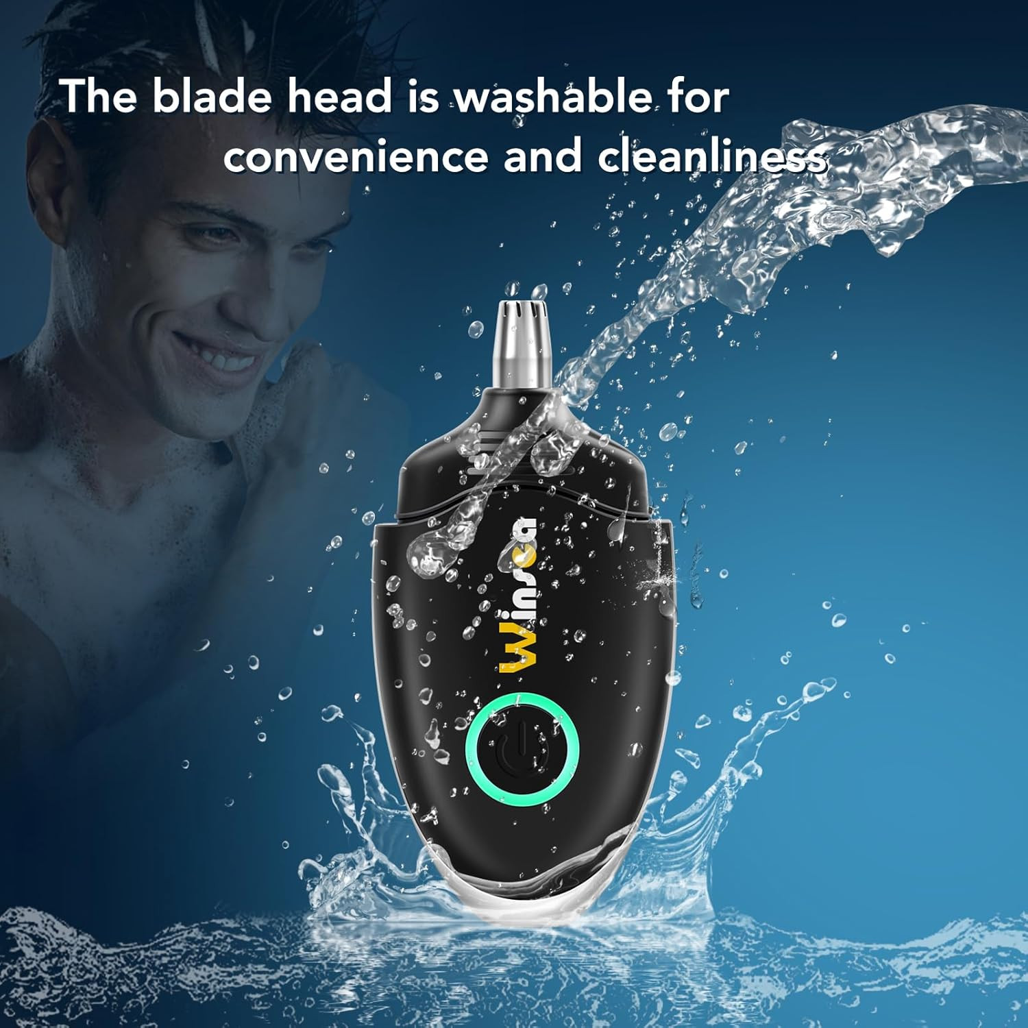 Ear and Nose Hair Trimmer for Men and Women – Travel Trimmer, High-Precision Nos