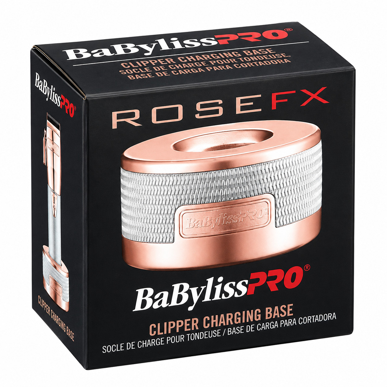 BaBylissPRO ROSEFX Clipper Charging Base Rose Gold Dock FX870BASE-RG
