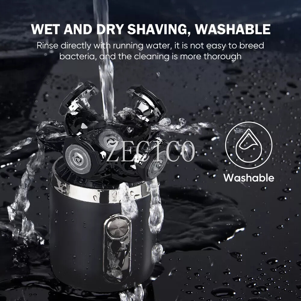 Electric Hair Remover Shavers Bald Head Razor Smooth Skull Cord Cordless Wet Dry