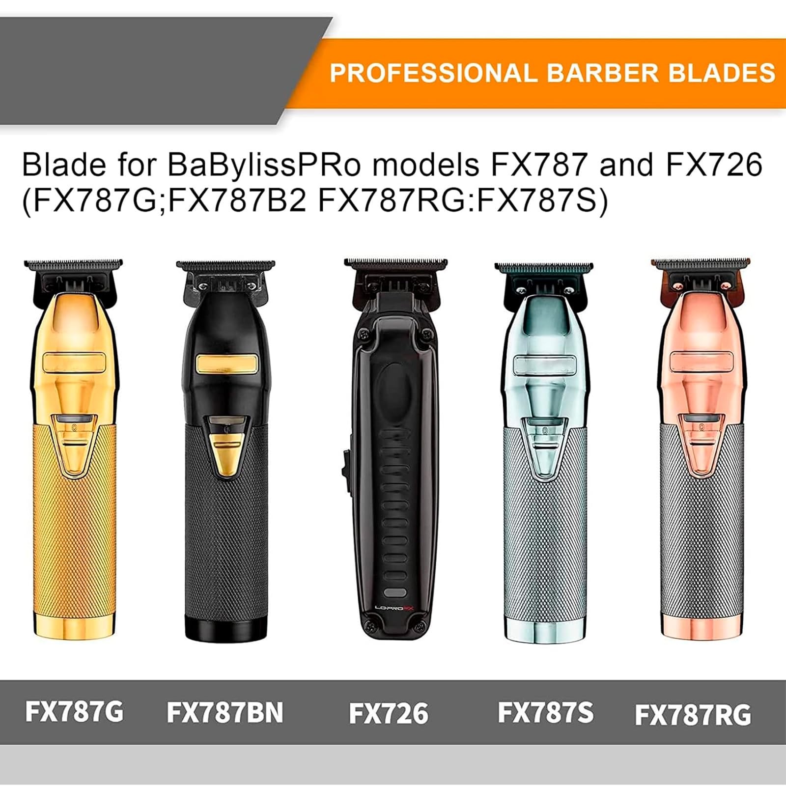 FX707Z Replacement Trimmer Blades compatible with BaByliss PRO PRO FX787 FX7…