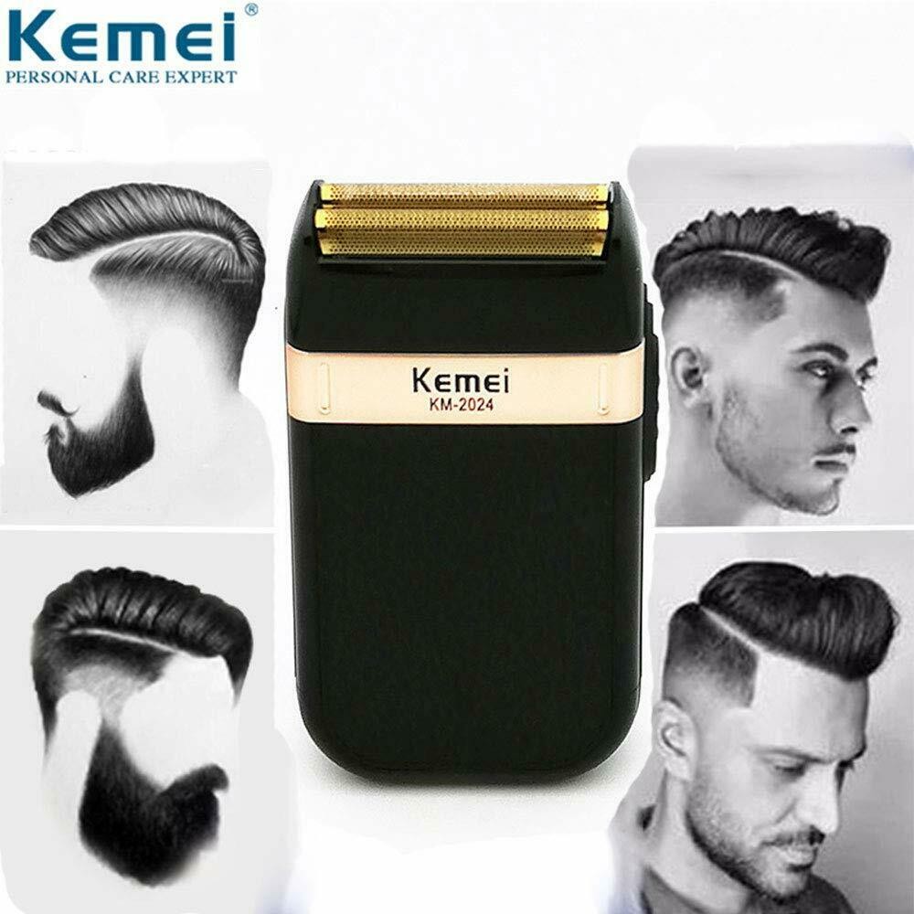 Kemei Electric Hair Clipper Barber Cordless Hair Trimmer 0mm Zero Gapped Carving