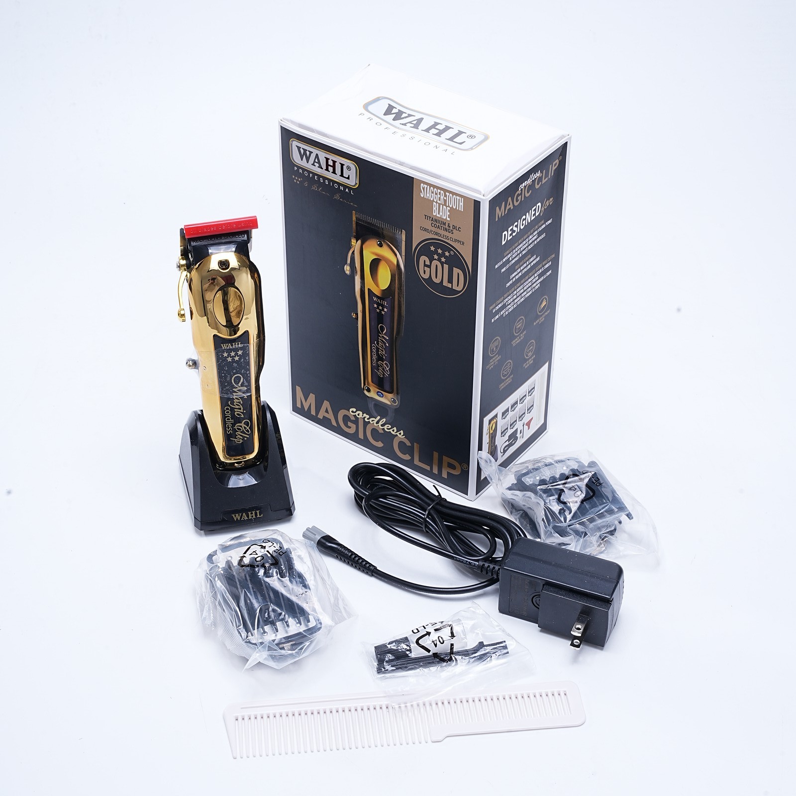 New Professional 5 Star Edition 8148-100 Gold Cordless Magic Clip -US