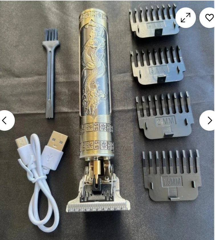Vintage T9 Barbeador Dragon Beard Hair Trimmer Cutter Machine for Men