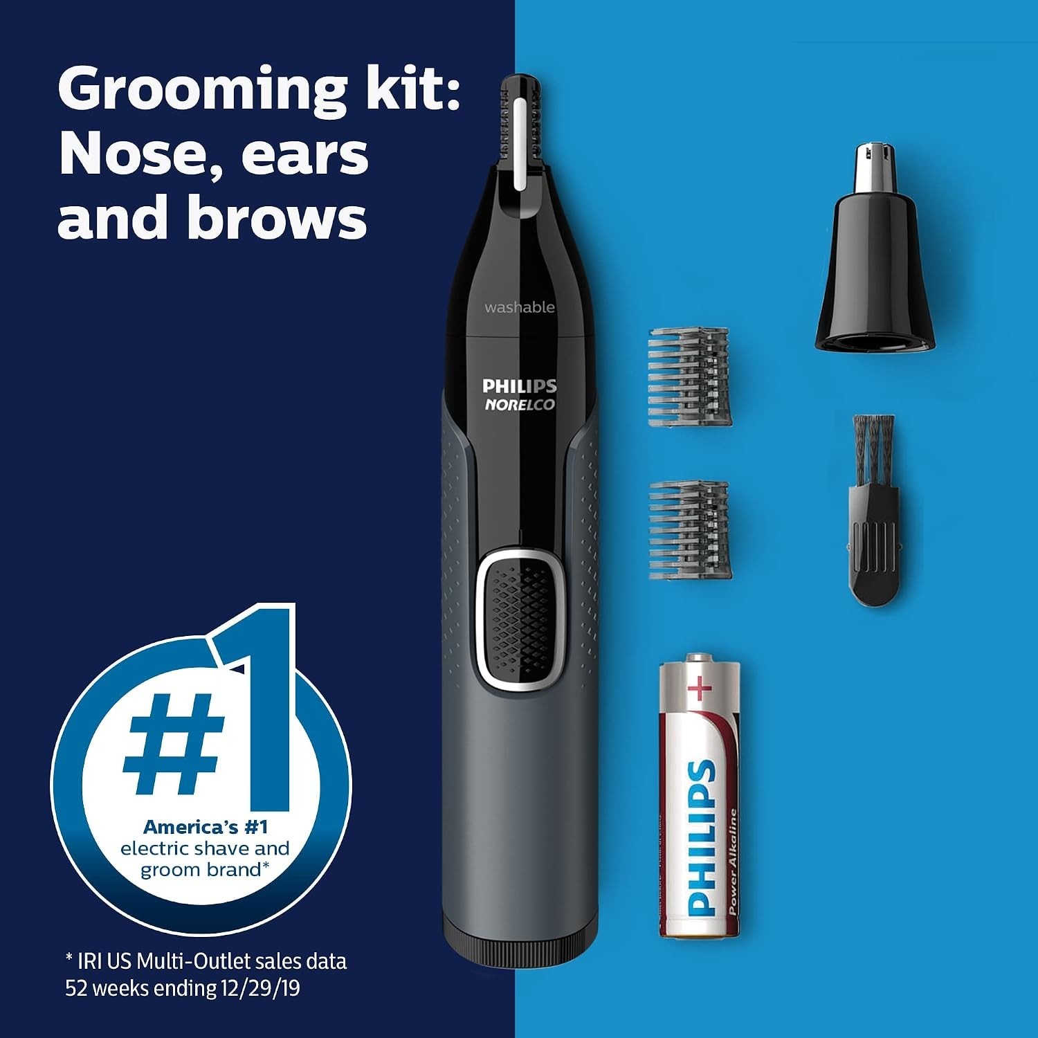 Nose Ear Trimmer Neck Hair Beard Eyebrow Groomer Clippers Micro Personal