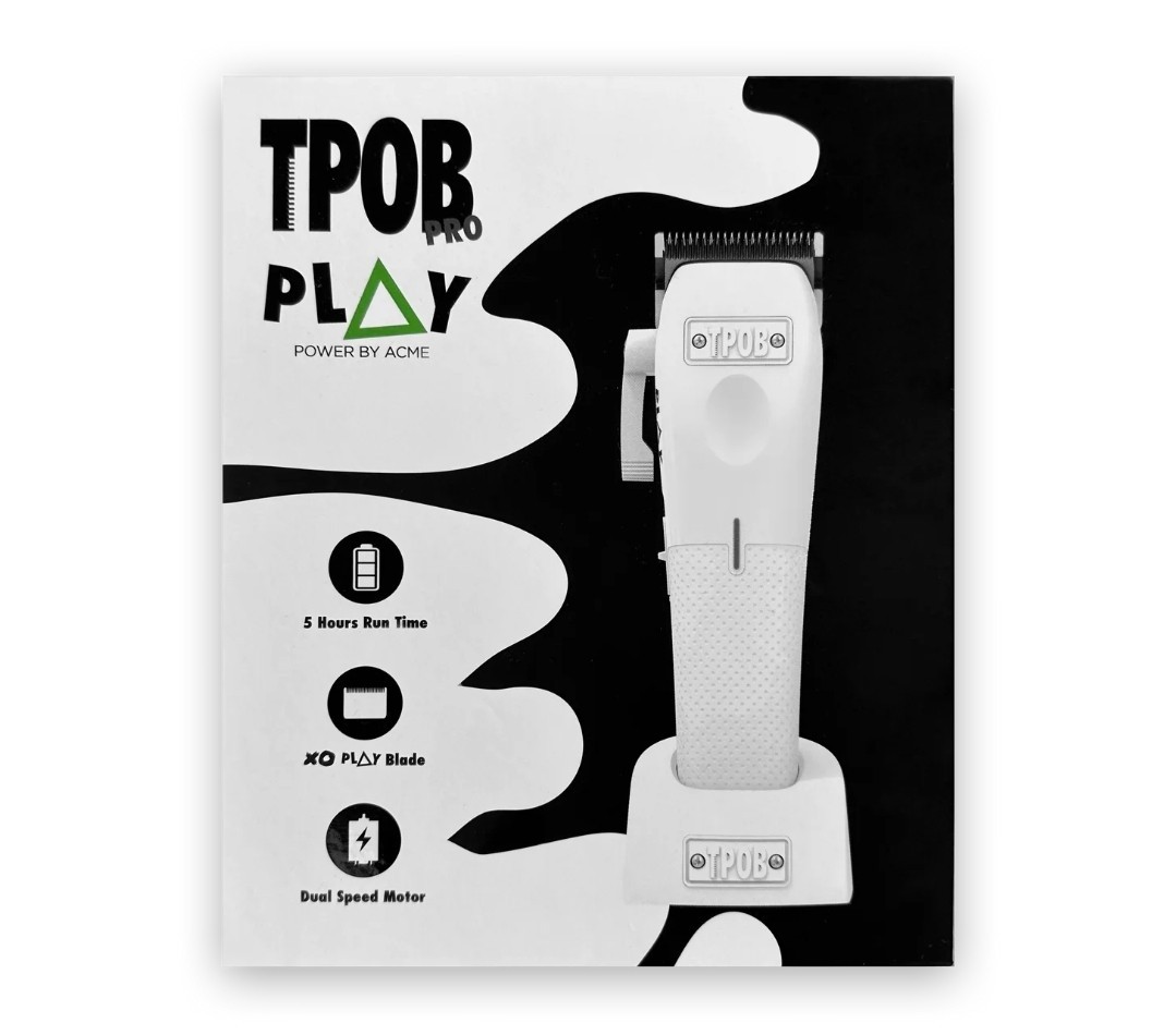 TPOB PLAY Clipper White (Whiteout Edition) Charging Stand & Guards New SEALED
