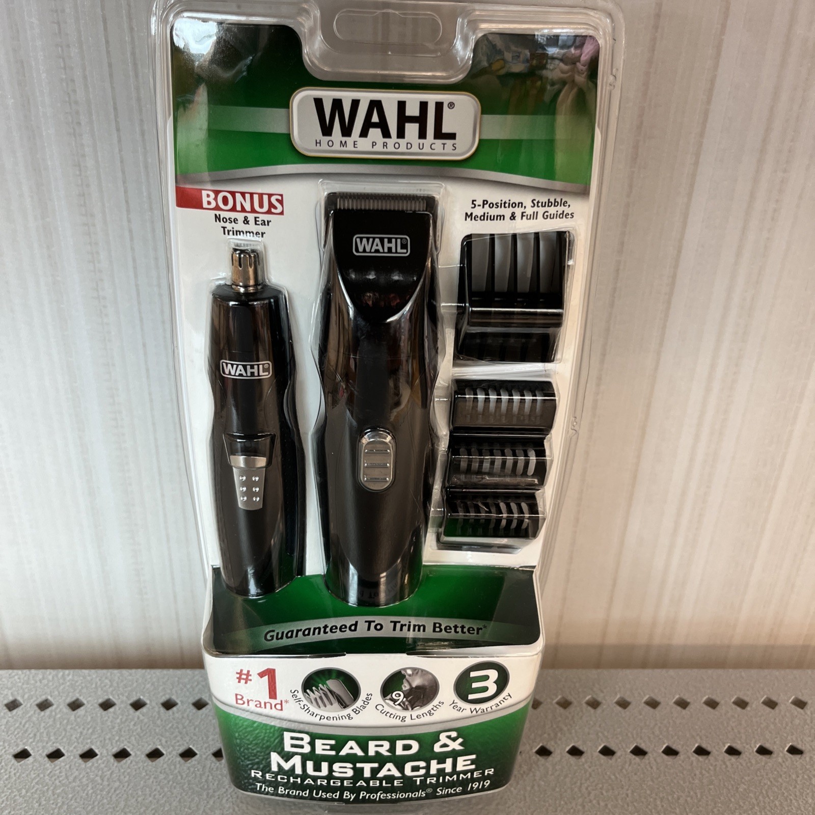 Wahl Nose Ear Sideburns Beard Mustache Hair Precision Rechargeable Trimmer 5707