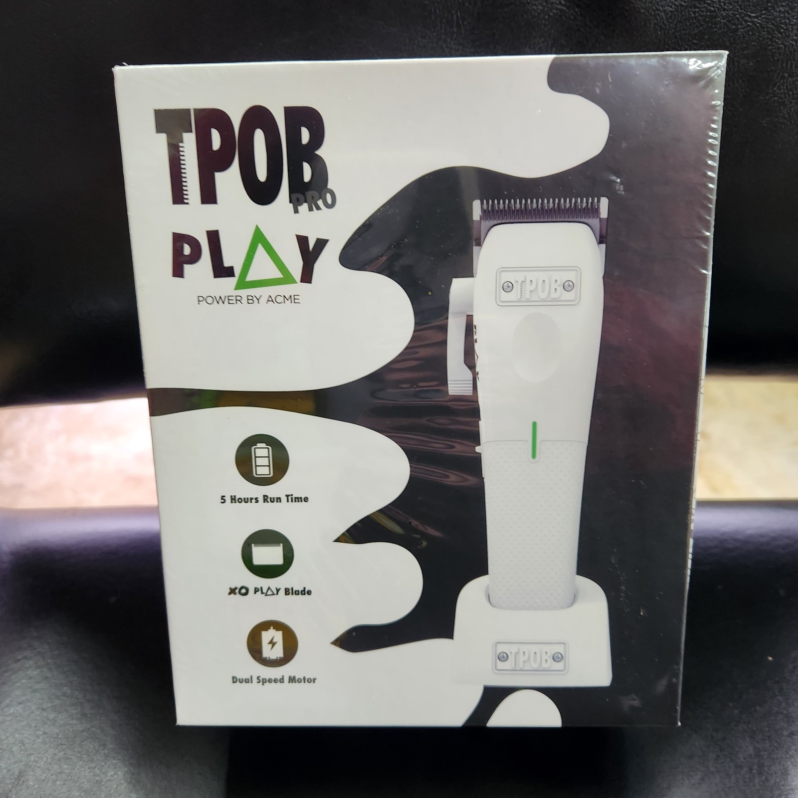 TPOB PLAY Clipper White (Whiteout Edition) Charging Stand & Guards Brand NEW
