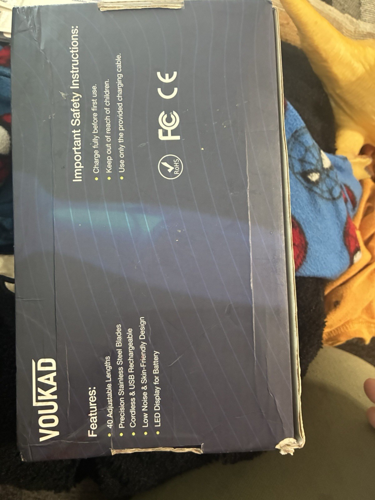 VOUKAD Cordless Rechargeable USB Hair Trimmer, 0.5-20mm Precision Head
