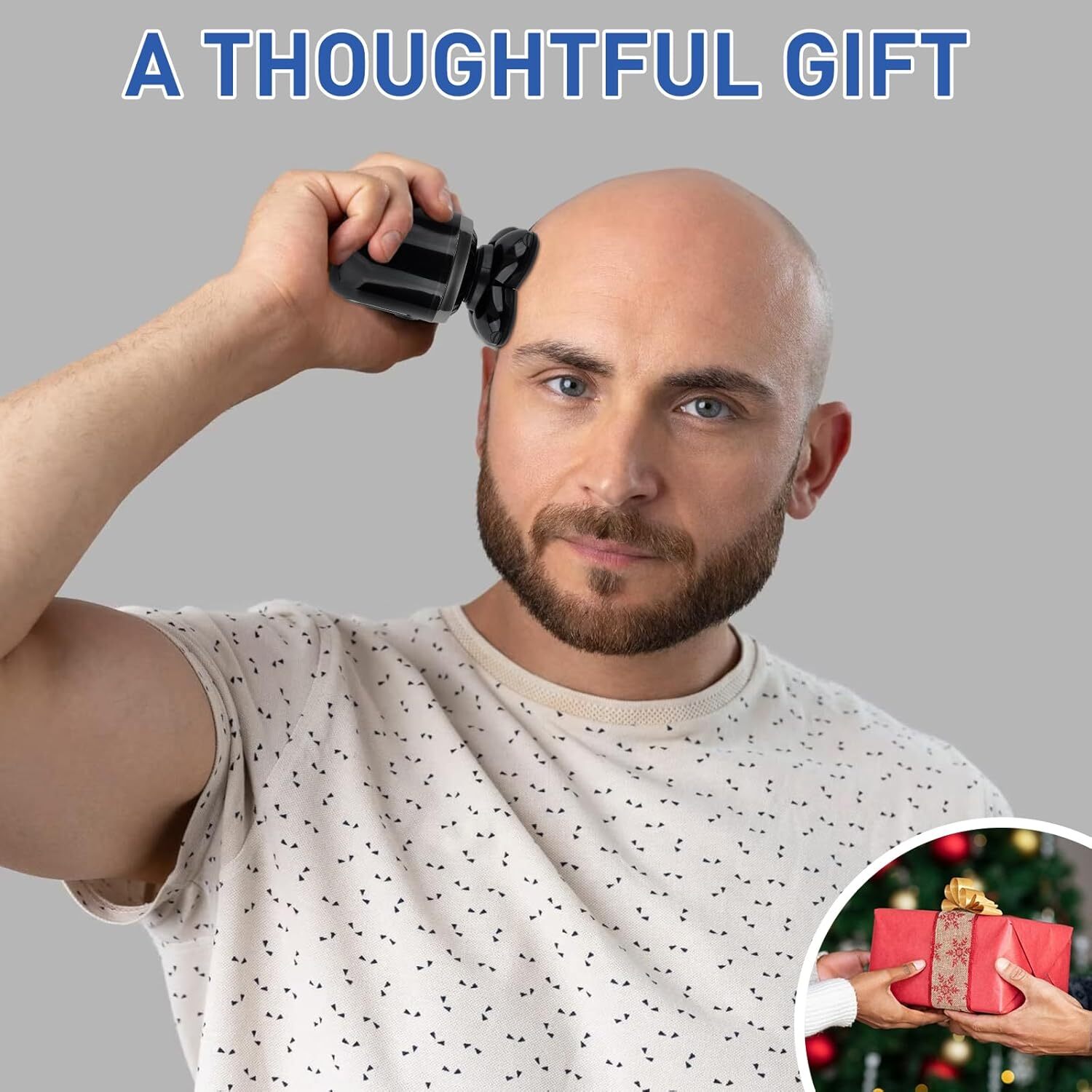 Cordless Electric Hair Remover Shavers Bald Head Razor Smooth Skull Cord Wet Dry