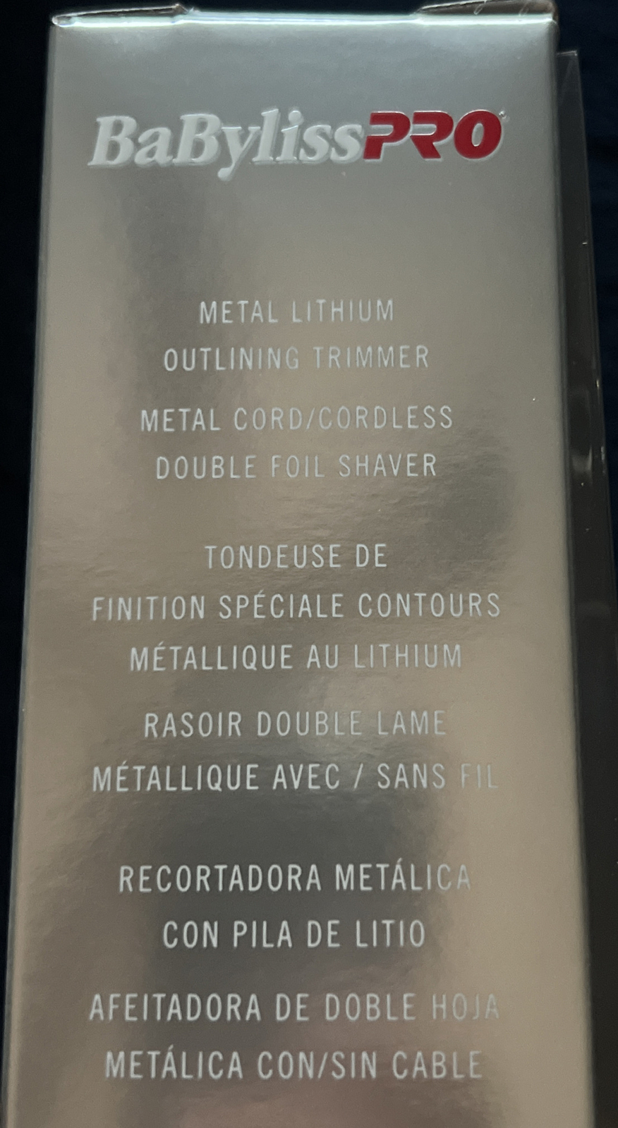 BaByliss PRO FXHOLPK2S Skeleton Trimmer – SILVERFX COLLECTION