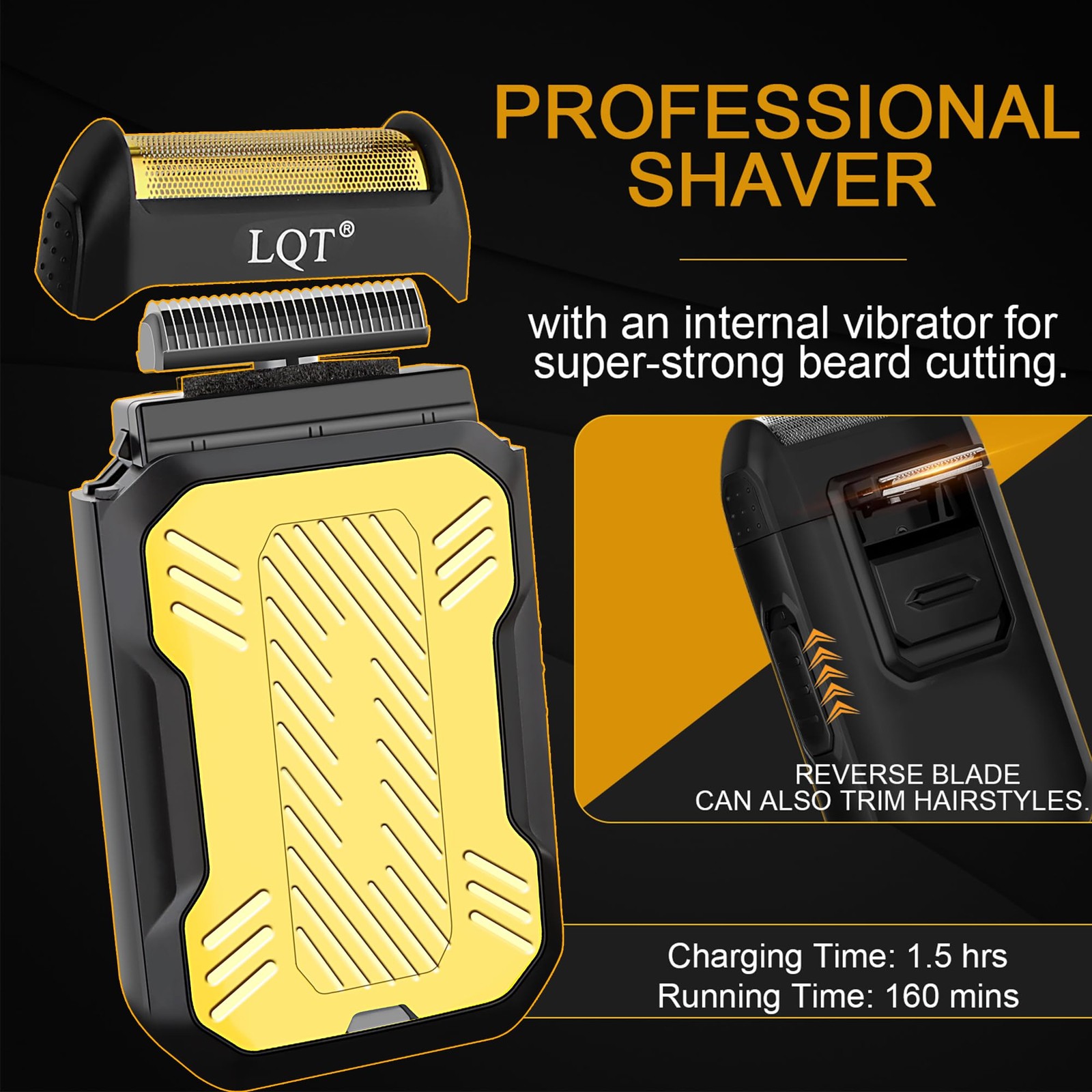 Professional Hair Clippers for Men, Cordless Barber Clippers with Precision T…
