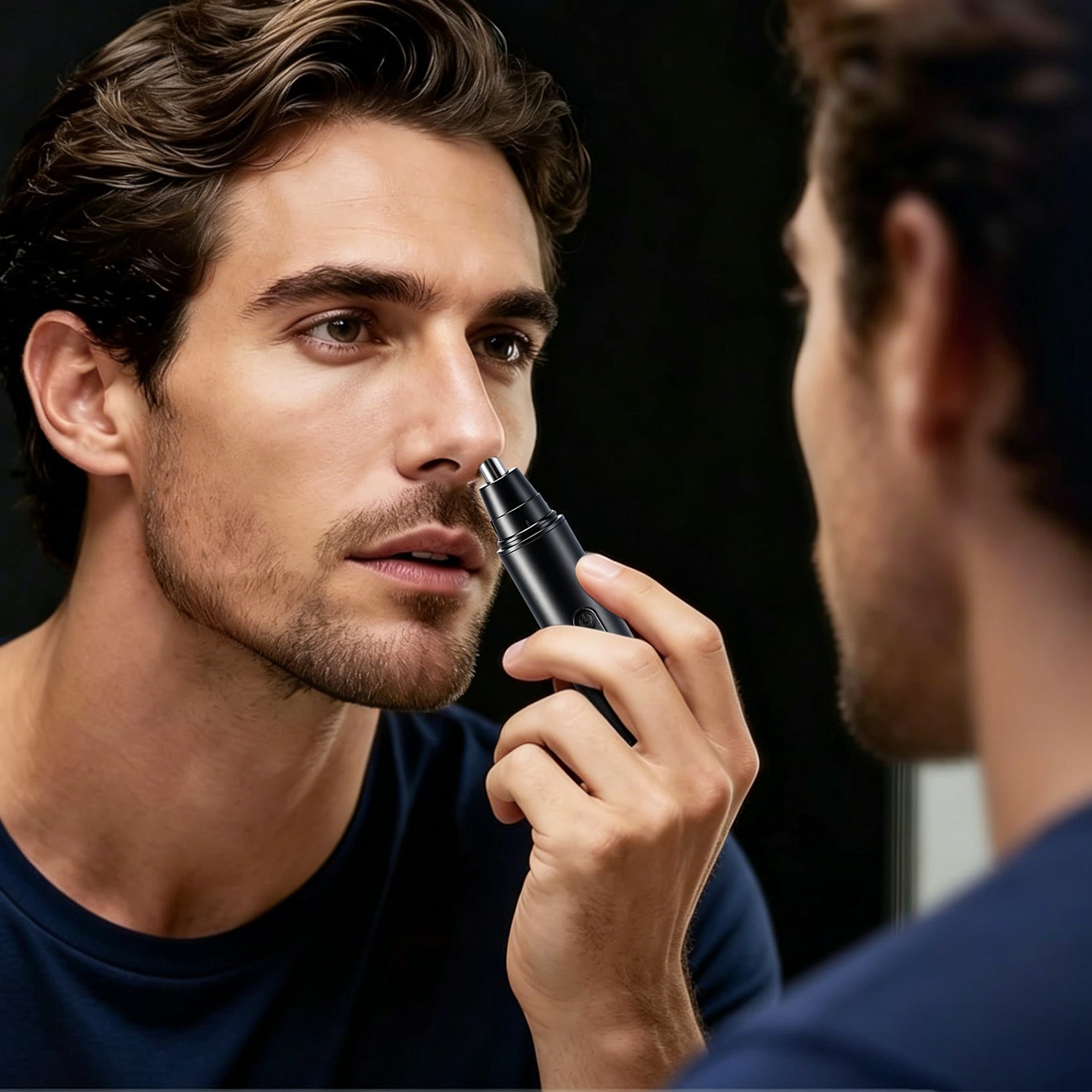 Nose Trimmer for Nose,Ears,Eyebrows Trimming Kit,Powerful Motor&Dual-Edge Blades
