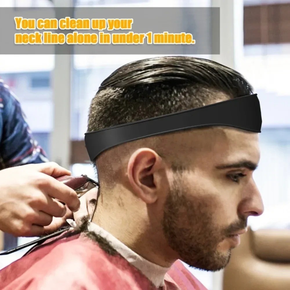 DIY Hair Cutting Guide Band Silicone Neckline Shaving Template Barber Tool US💈