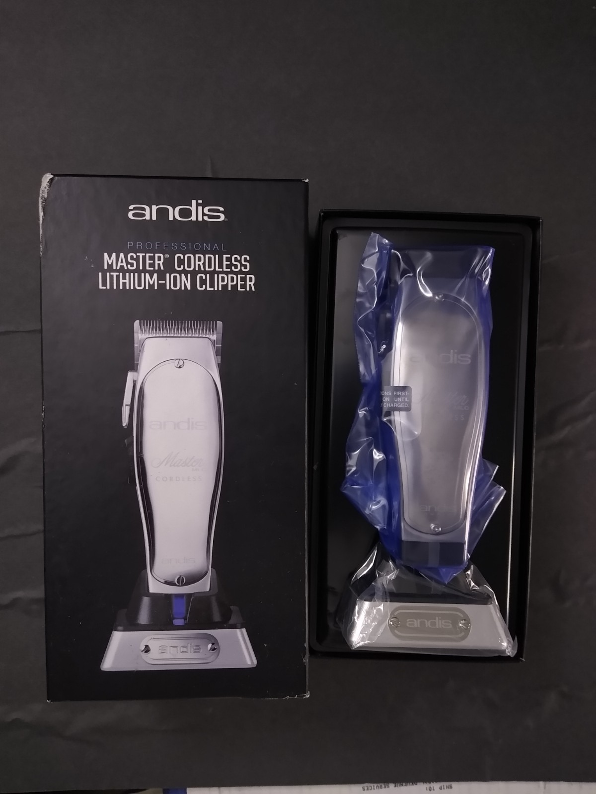Andis Professional Master Cordless Lithium-Ion Clipper | Silver | BRAND NEW
