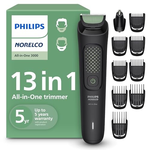 Philips Norelco 3000 All-in-One Trimmer 13-in-1 Beard Clipper MG3919/50
